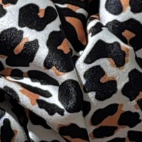 Scrunchie Σατέν Animal Print Ταμπά