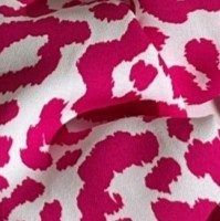 Scrunchie Animal Print Ροζ