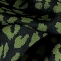 Scrunchie Animal Print Λαδί