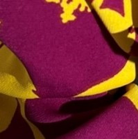 Scrunchie Φλοράλ Κίτρινο