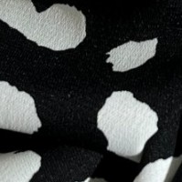 Scrunchie Animal Print Ασπρόμαυρο