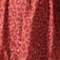 Φόρεμα Με Γιακά Animal Print Κεραμιδί-Ροζ