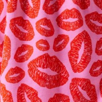 Σετ Πιτζάμα "Lips" Κόκκινο