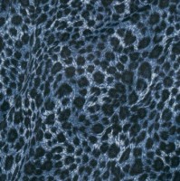 Sweterkowa bluzka animal print, kolor niebieski