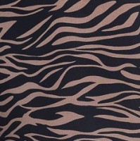 Komplet, wiązany top - spodnie, zebra, kolor beżowy