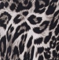 Ελαστική Παντελόνα Animal Print Έκρου-Μαύρο
