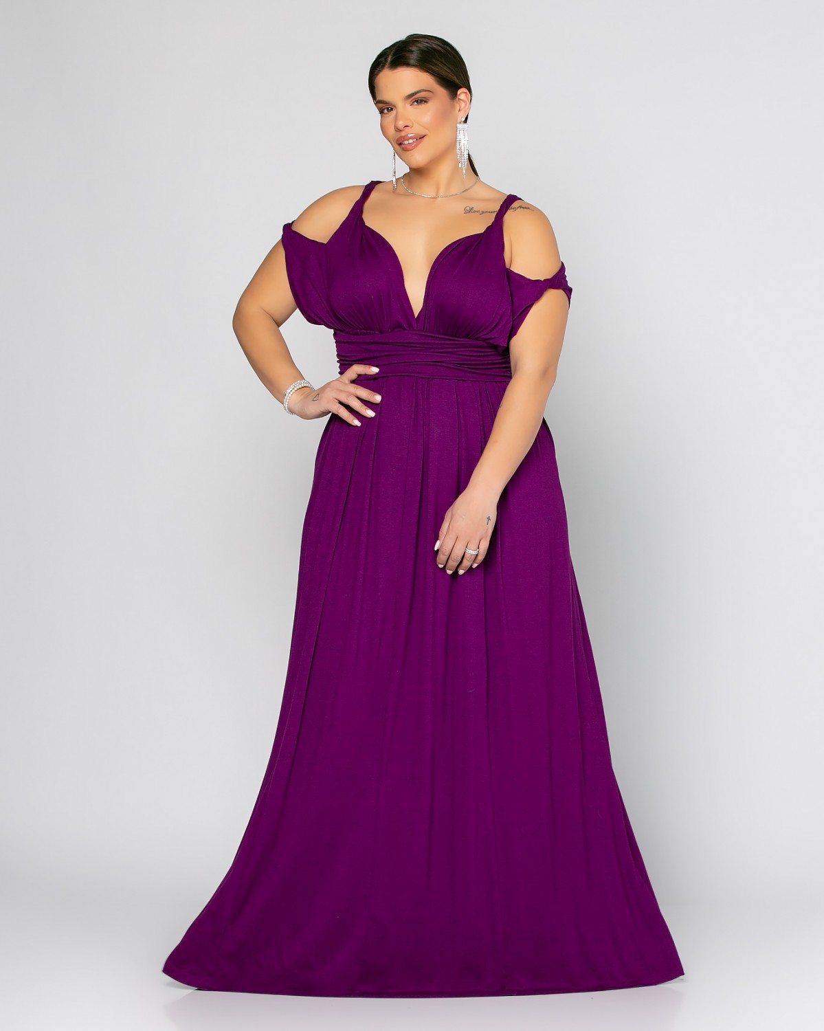 Toledo Dress, kolor fioletowy