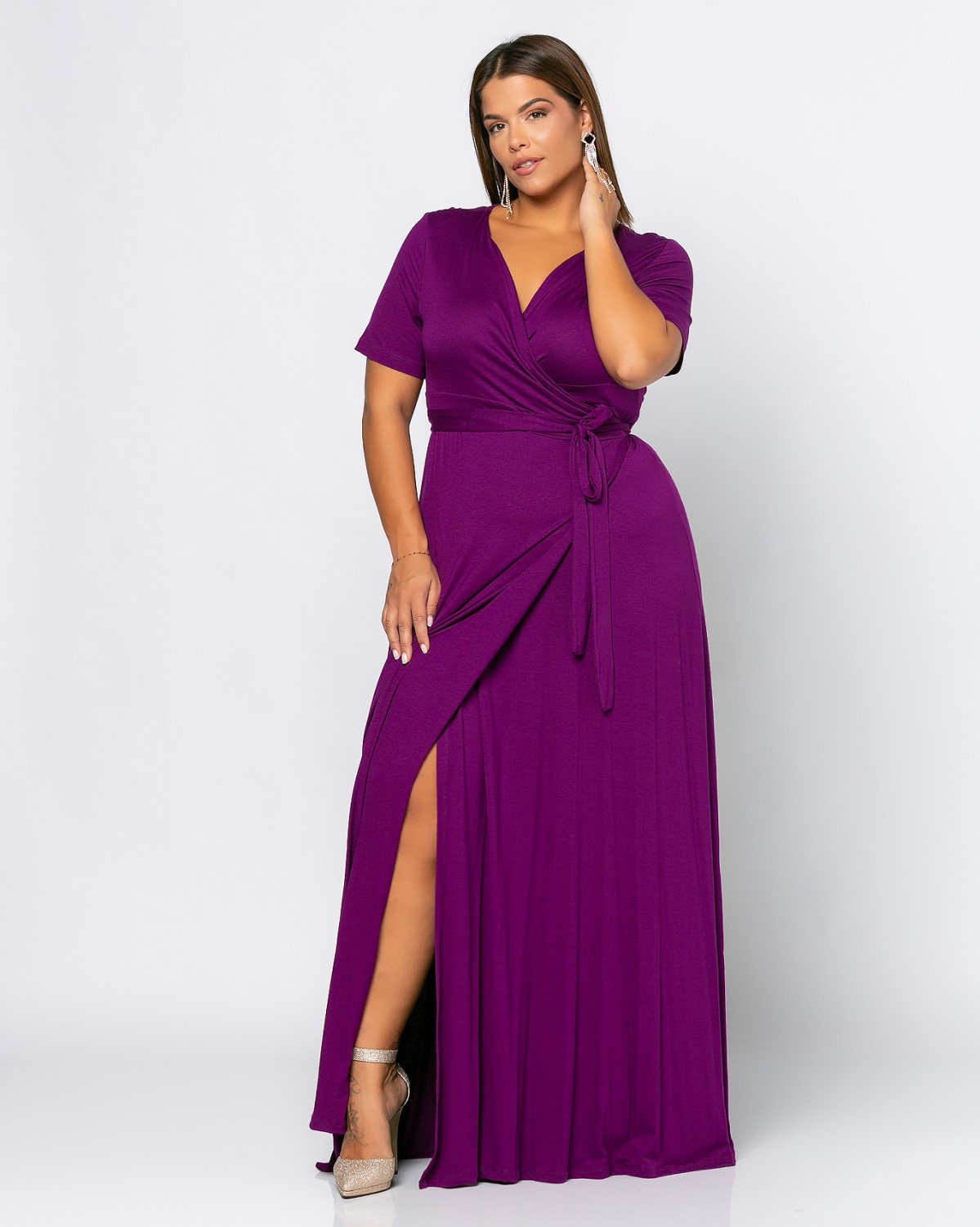 Salvadore Dress, kolor fioletowy