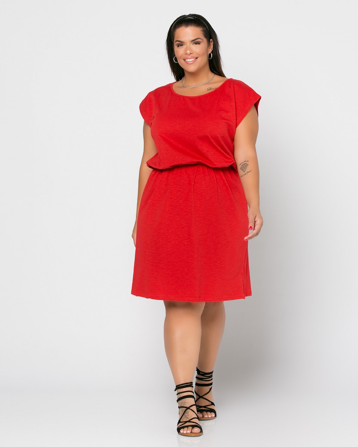 Mexico Dress, kolor czerwony