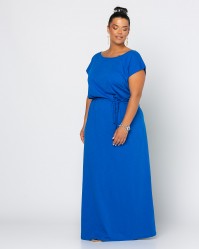 Roma Dress, kolor jasny kobaltowy