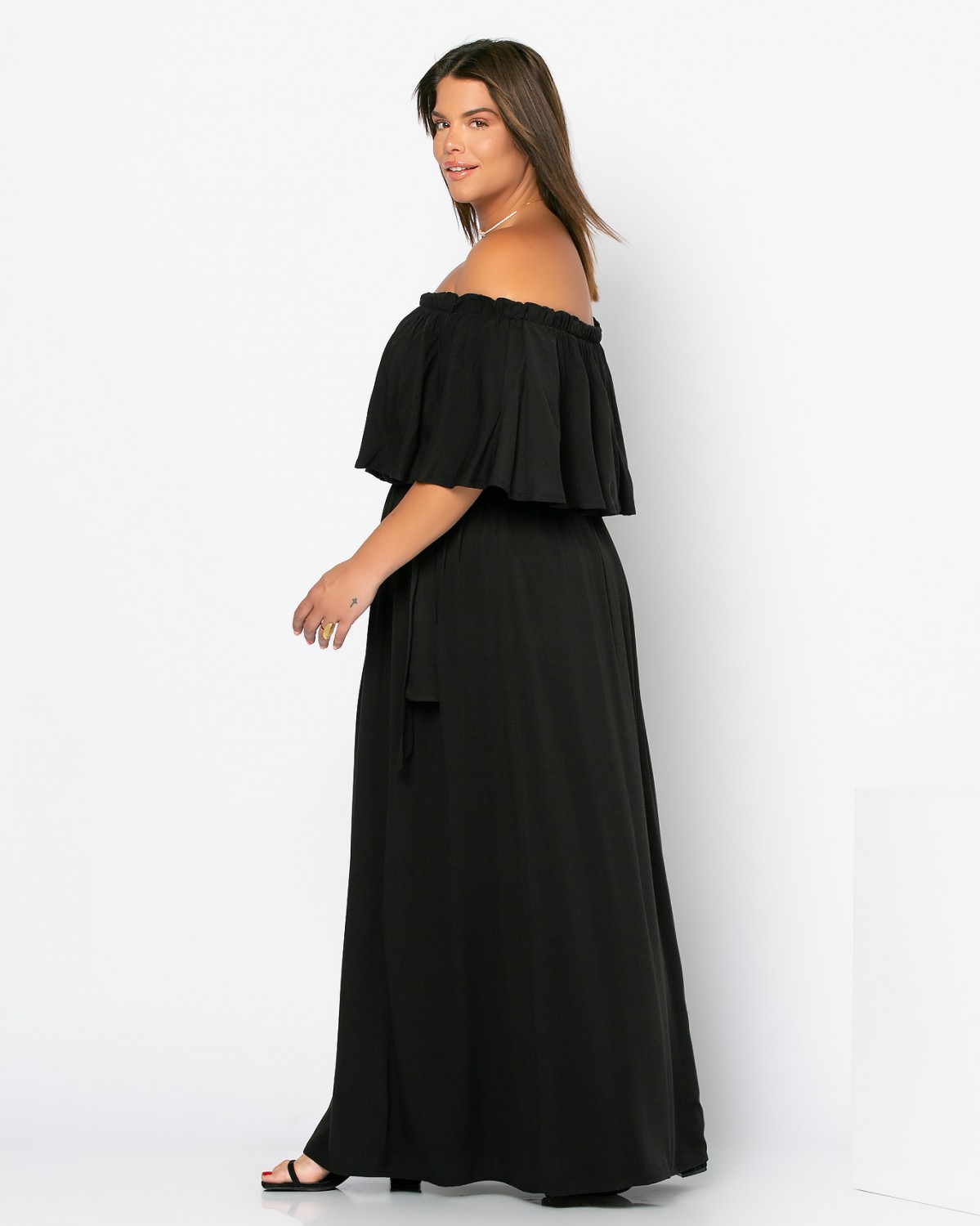 Praha Dress, kolor czarny
