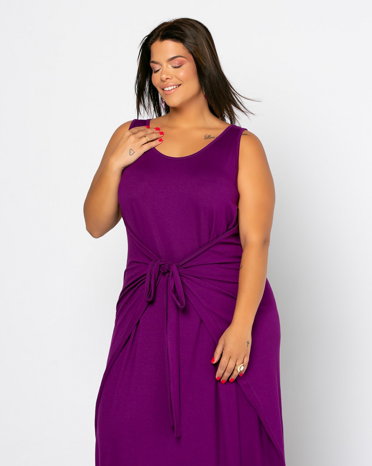 Atlanta Dress, kolor fioletowy