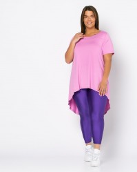 Asymetryczny Τ-Shirt, kolor  purple pink