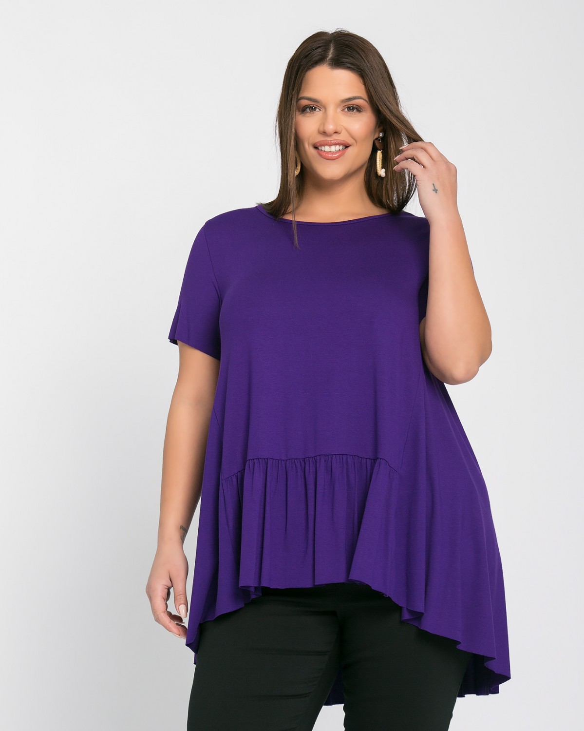 Τ-Shirt, kolor purpurowy