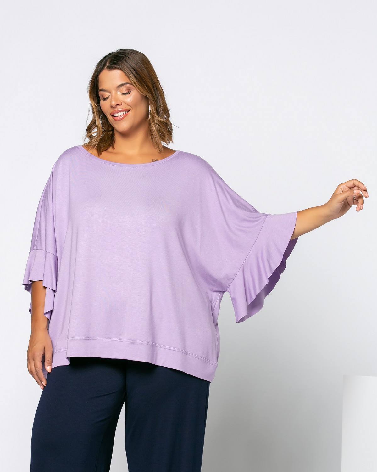 Zoe T-Shirt, kolor liliowy