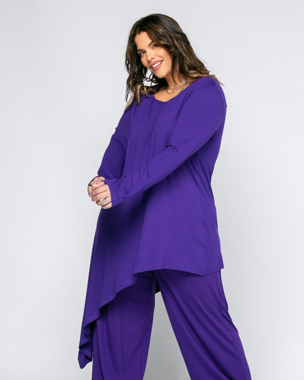 Evelina blouse, kolor purpurowy