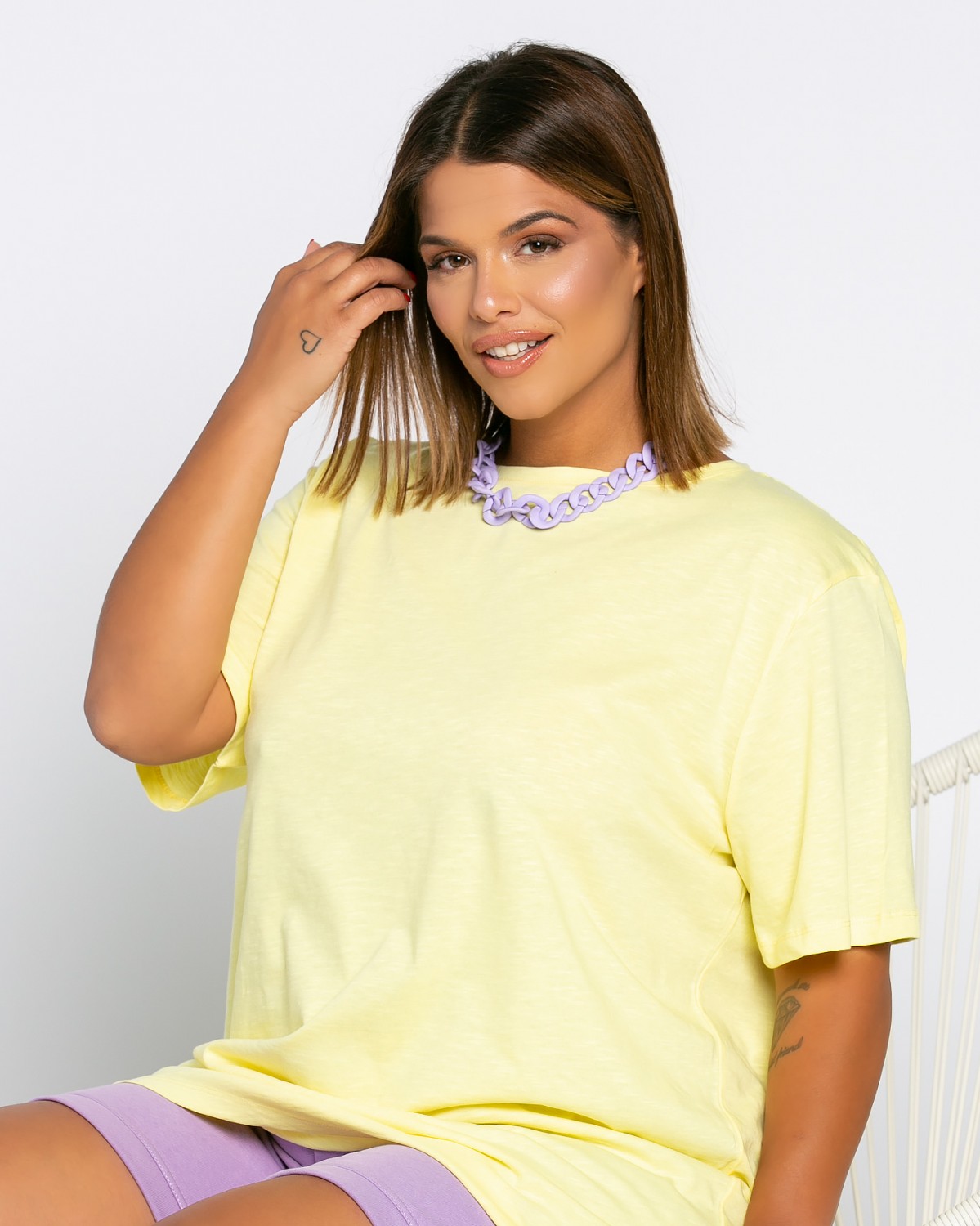 Τ-Shirt, kolor cytrynowy