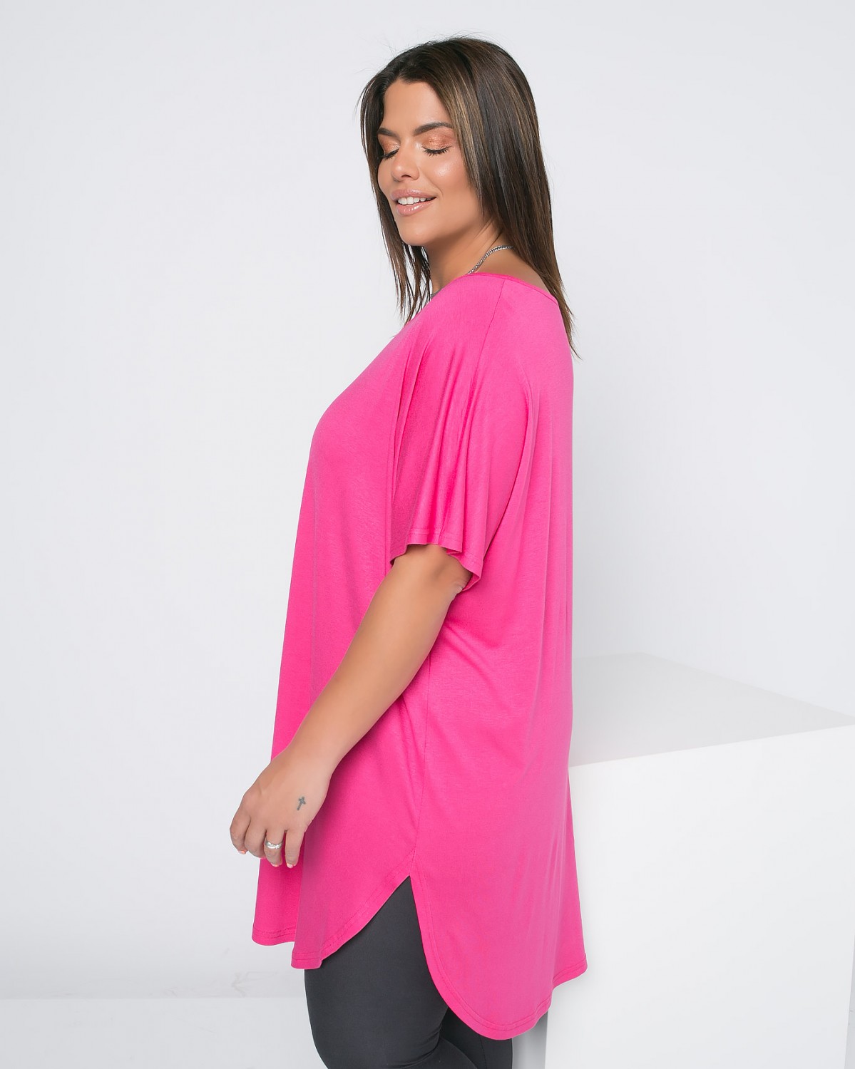 Elise Τ-Shirt, kolor hot pink