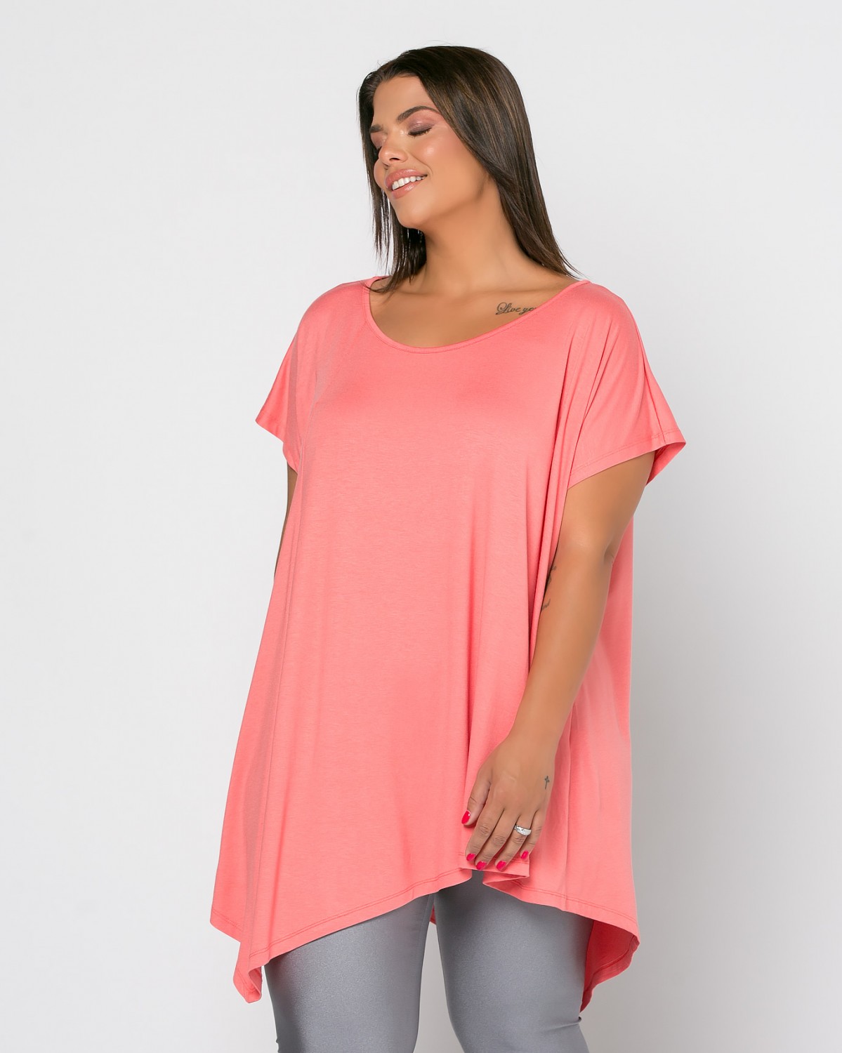 Nelly T-Shirt, kolor brzoskwiniowy