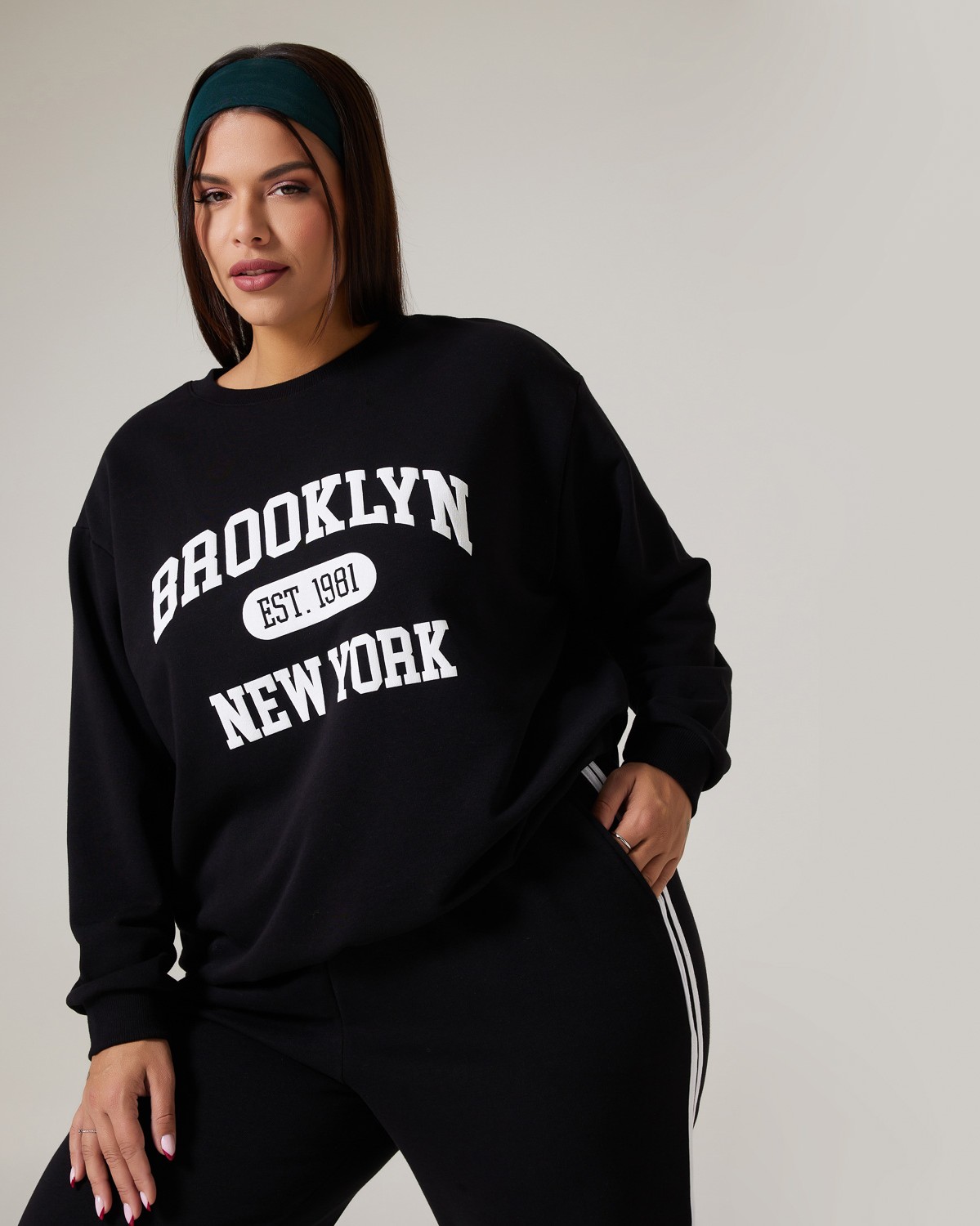 Φούτερ 'Brooklyn' Μαύρο