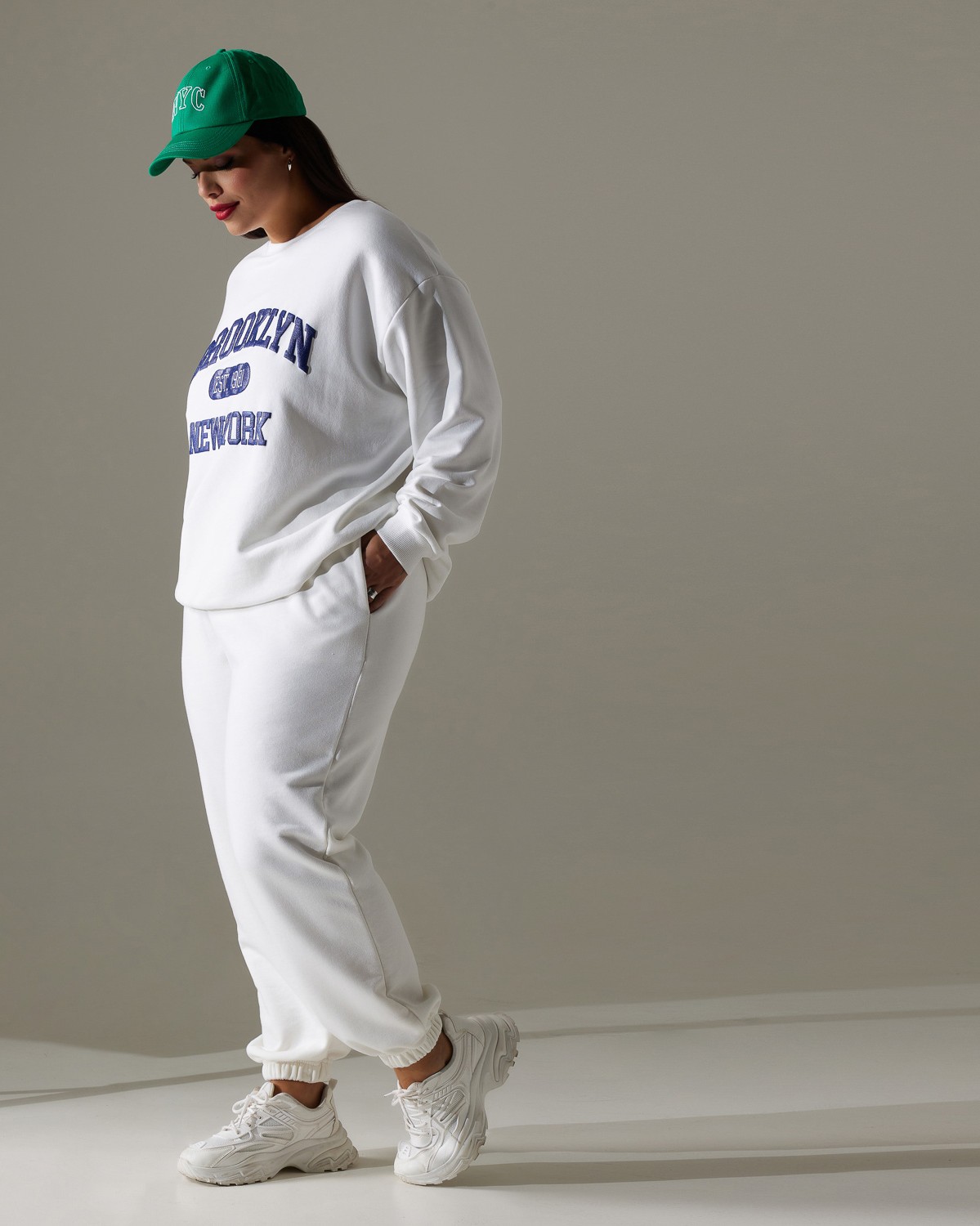 Φούτερ 'Brooklyn' Off White