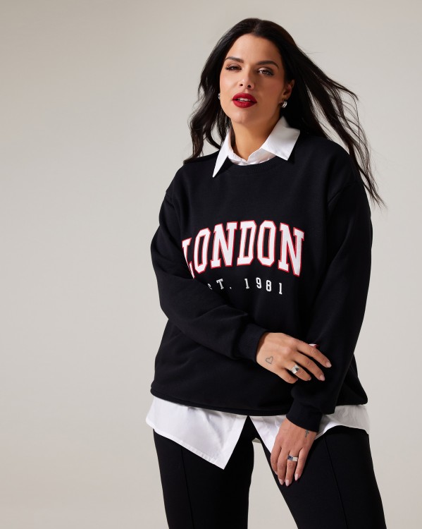 Φούτερ 'London' Μαύρο