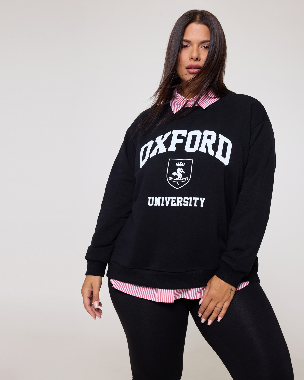 Μπλούζα Φούτερ ''Oxford'' Μαύρο