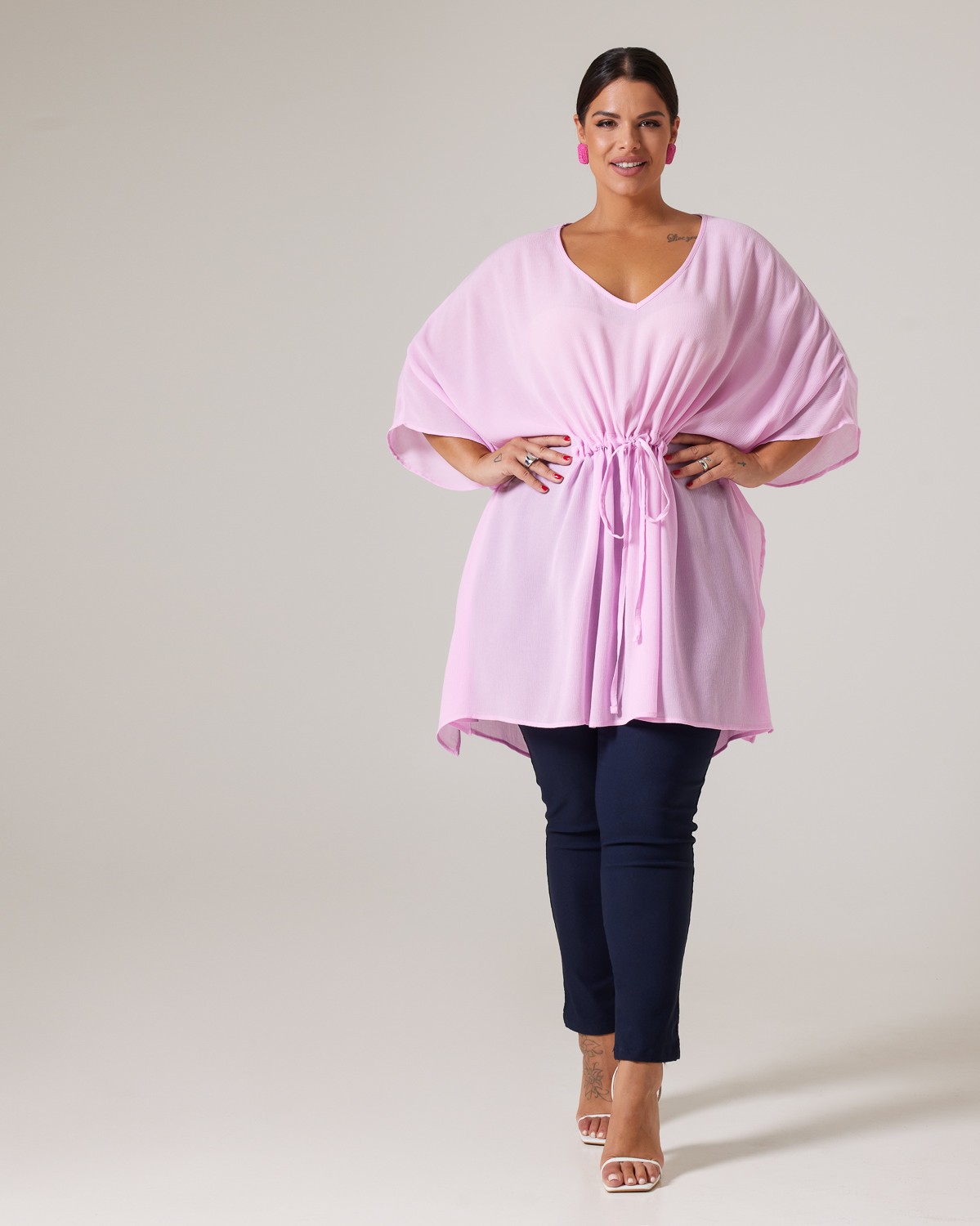 Μπλούζα Poncho Baby Pink