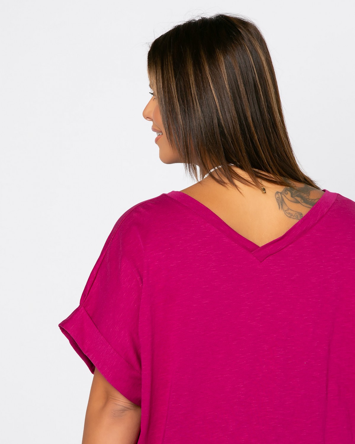 Cecilia Τ-Shirt, kolor magenta light