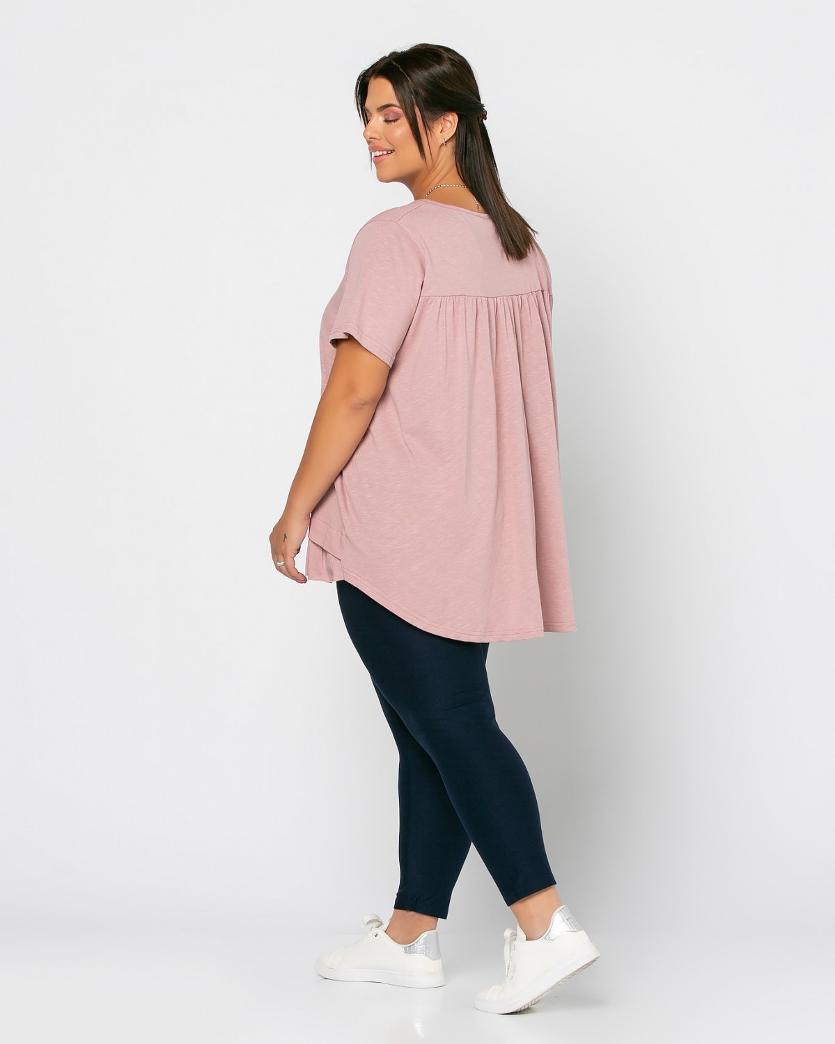 Lydia Τ-Shirt, kolor dusty pink