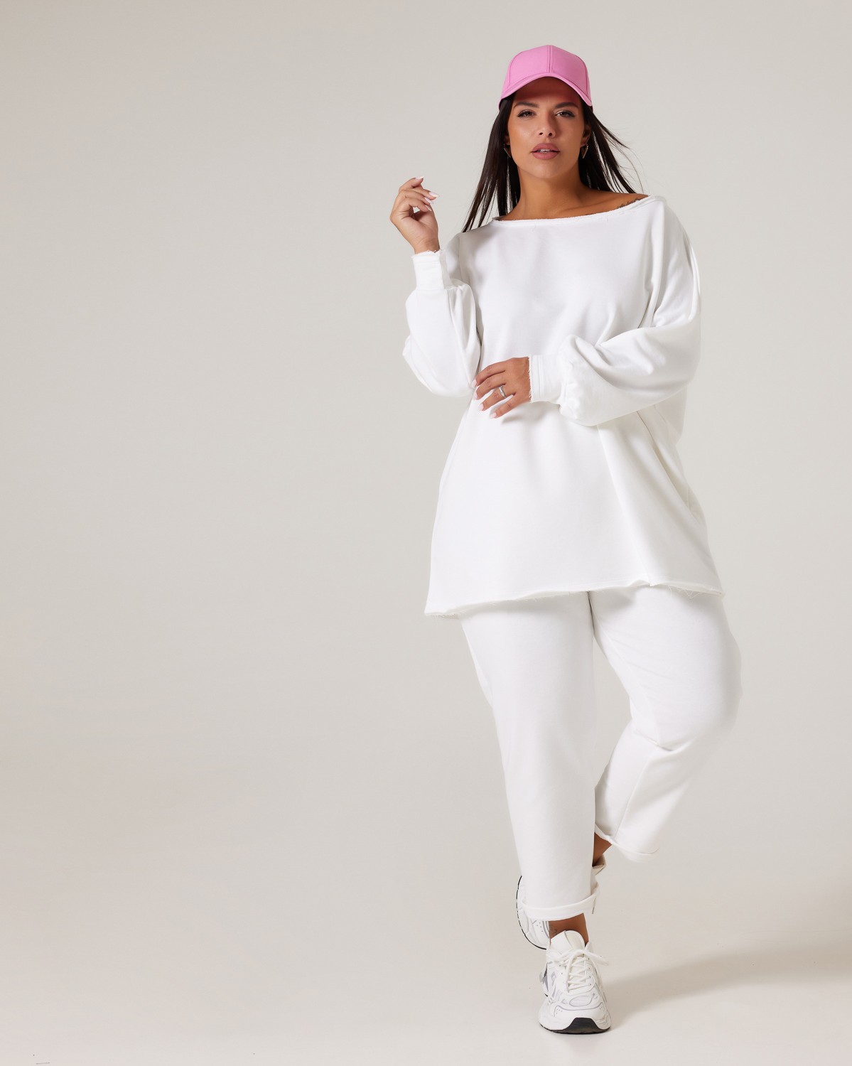 Παντελόνι Φόρμας Ίσιο Τελείωμα Off White