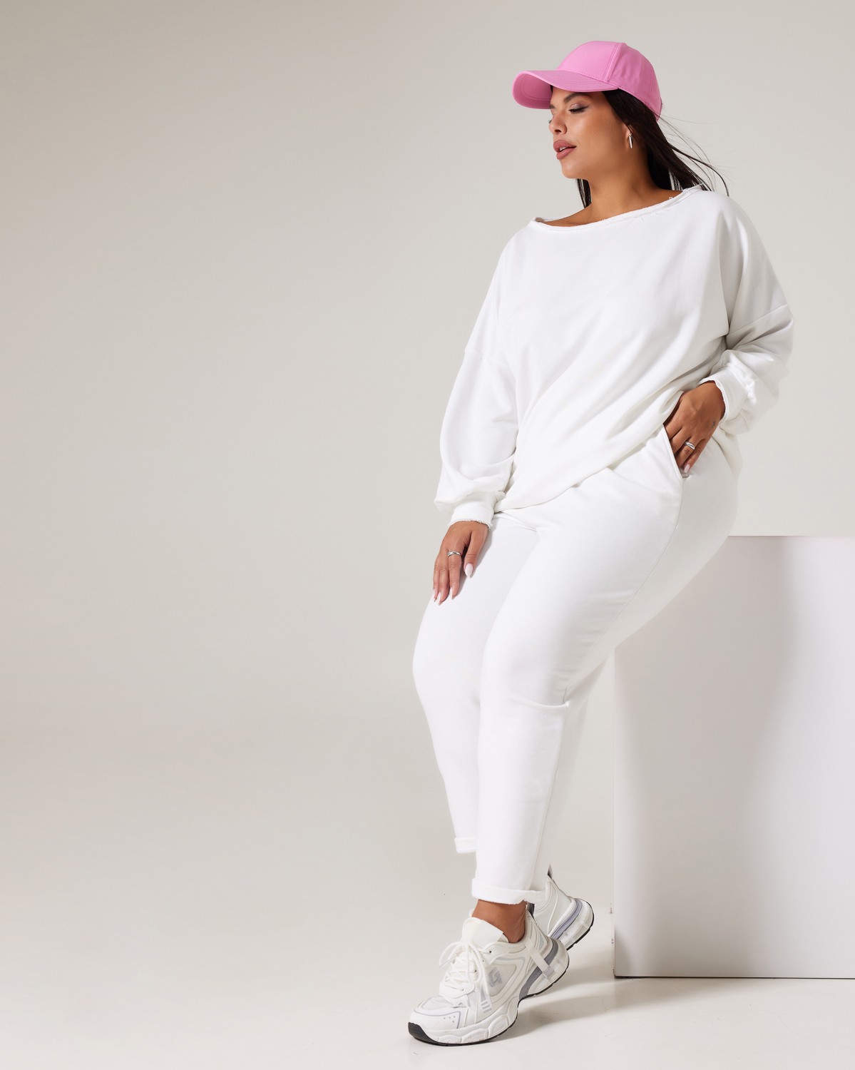 Παντελόνι Φόρμας Ίσιο Τελείωμα Off White