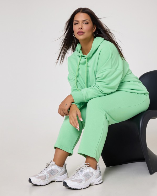 Παντελόνι Φόρμας Ίσιο Τελείωμα Apple Green
