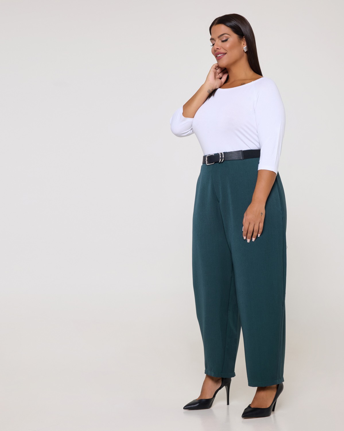 Παντελόνι Carrot Fit Forest Green