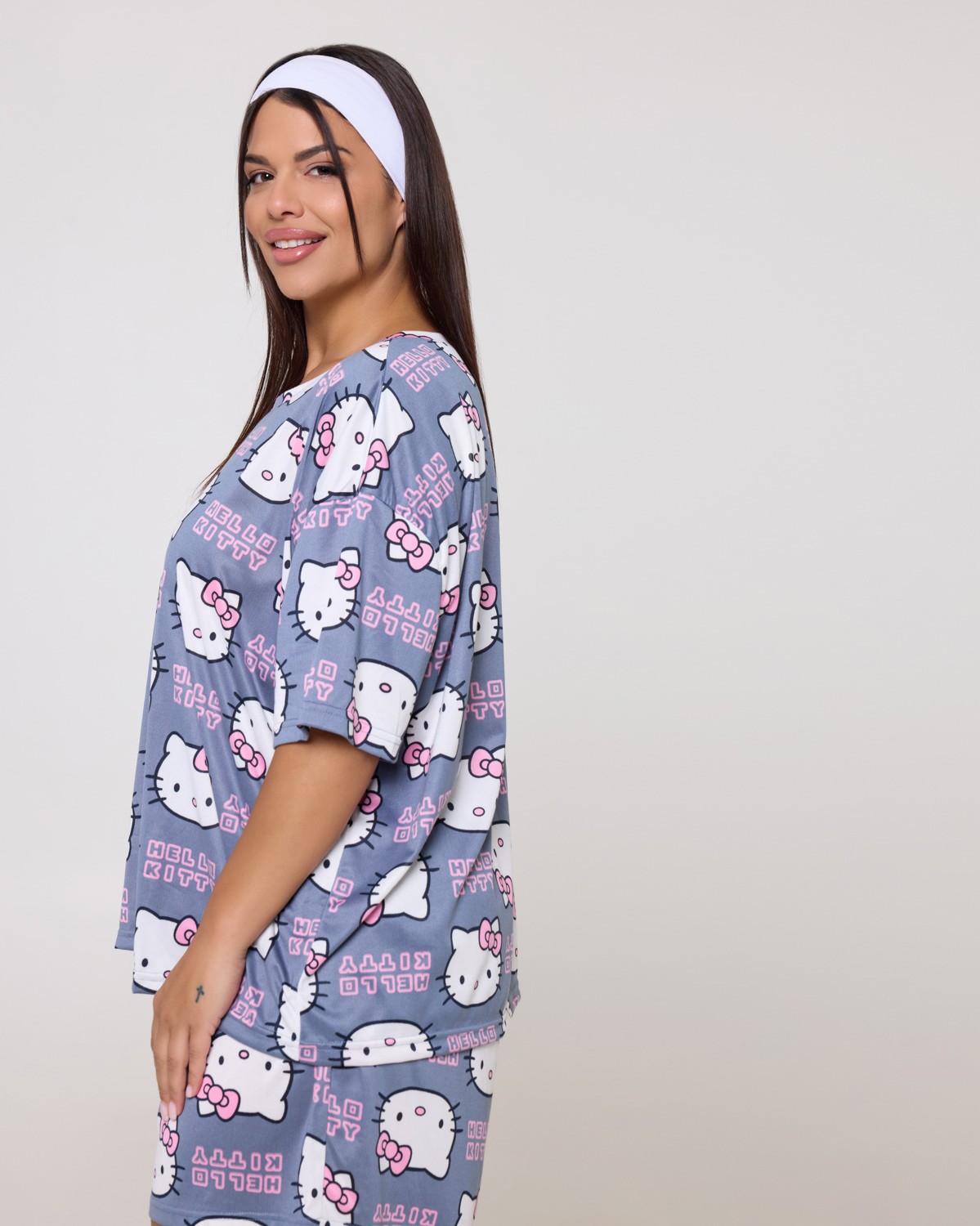 Σετ Πιτζάμα Hello Kitty Γκρι